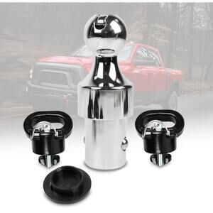 60638 Gooseneck Hitch Kit 2-5/16” Ball & Chains for Ram 2500/3500 13–23